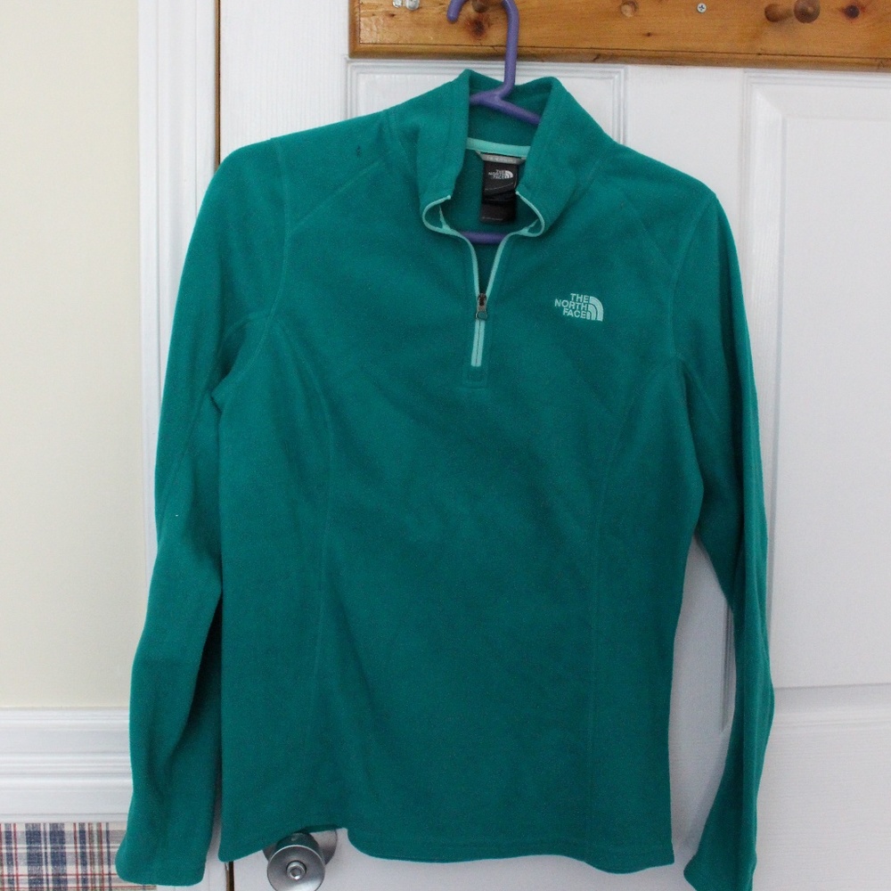 THE NORTH FACE LONG SLEEVE QUARTERZIP SWEATER SIZE